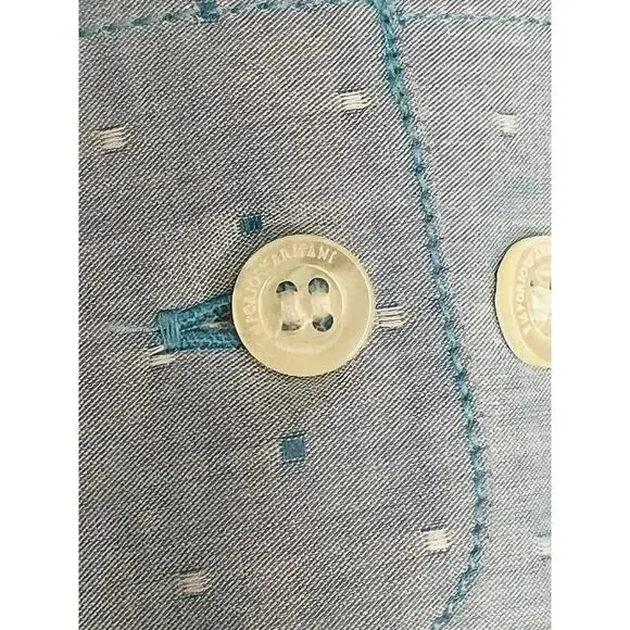 Emporio Armani Slim Fit Sz Small US Button Down Shirt Long Sleeves Button Cuffs Shirts